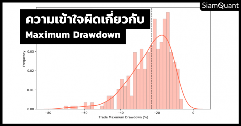 ความเข้าใจผิดเกี่ยวกับ Maximum Drawdown - SiamQuant