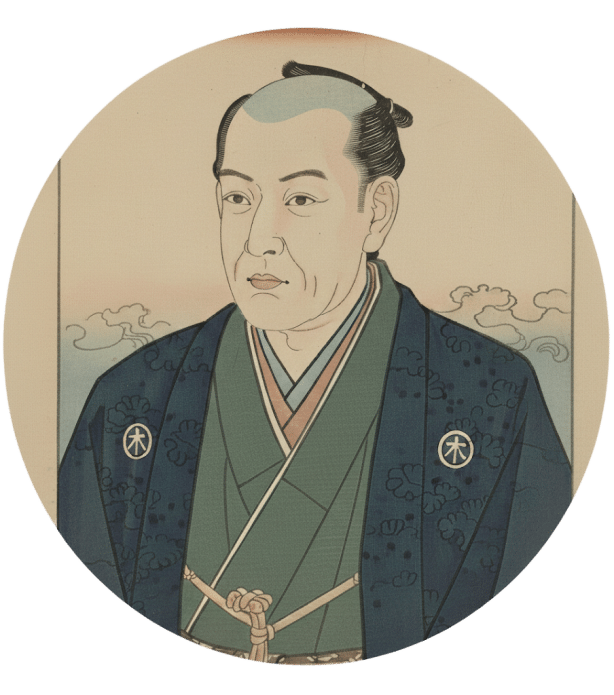 Homma Munehisa Profile Picture Circle.jpg ภาพ AI Generated จากรูปวาดดั้งเดิมของ ฮอมมะ มุเนฮิสะ เทพเจ้าแห่งการเก็งกำไร ผู้คิดค้นกราฟแท่งเทียน